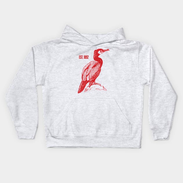 Cormorant Est. 1892 Kids Hoodie by Footscore